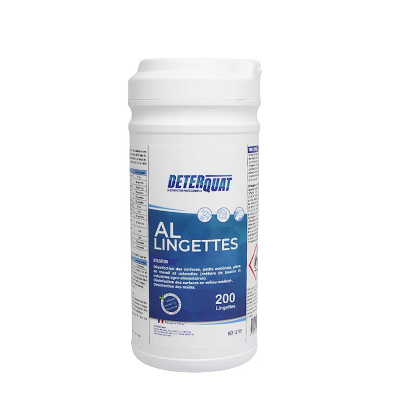 Lingette désinfectante alimentaire sans rinçage par 200 – Image 2