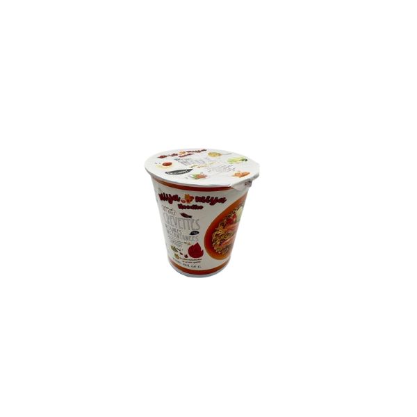 Cup nouilles/soupe crevette (avec herbes fraîches) Miya-Miya 60 grammes – Image 2