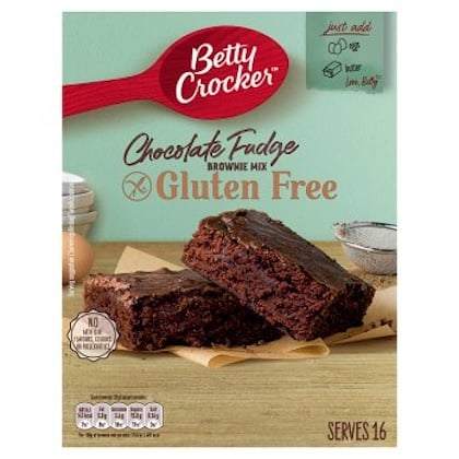 Betty Crocker Chocolate Fudge Brownie Mix Gluten Free 415g – Image 2