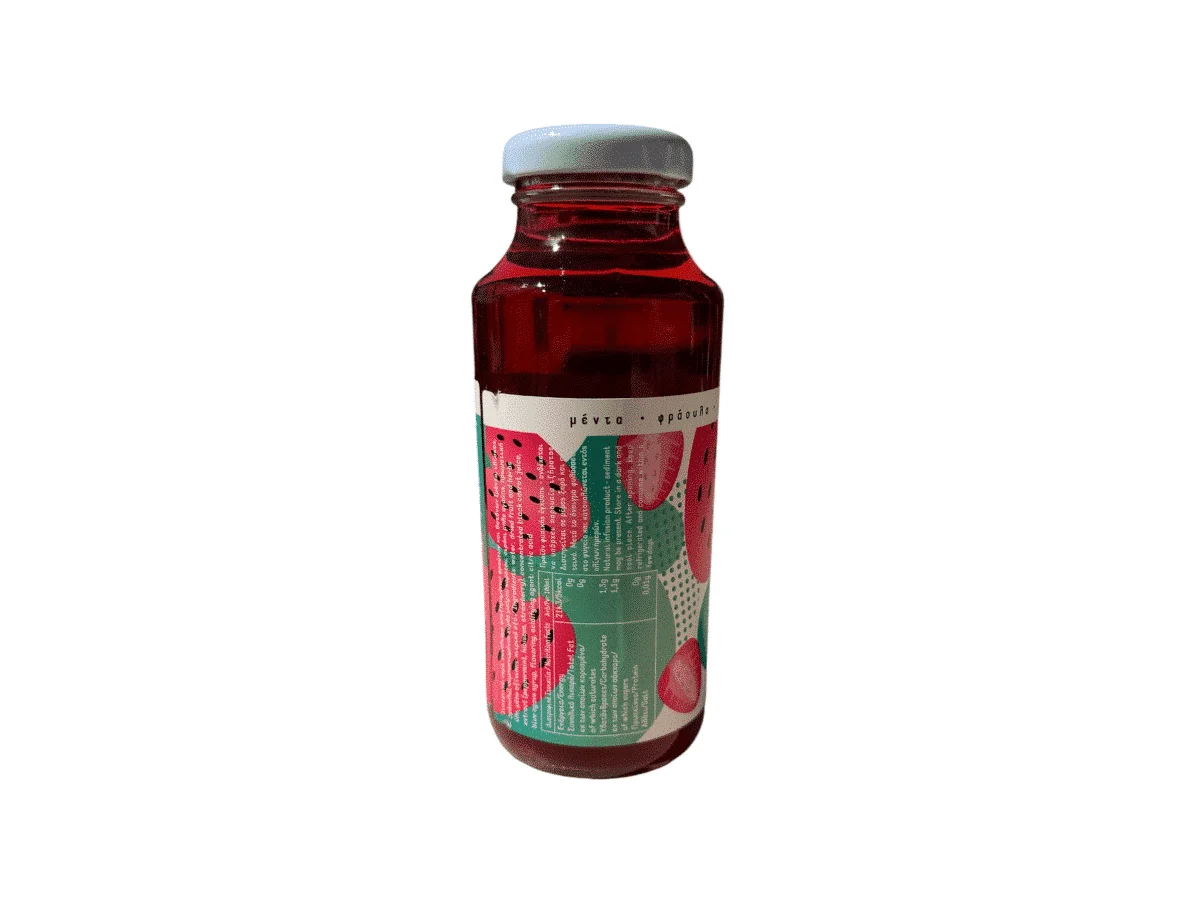 Thé glacé bio – Menthe, fraise et hibiscus | 250 ml – Image 3